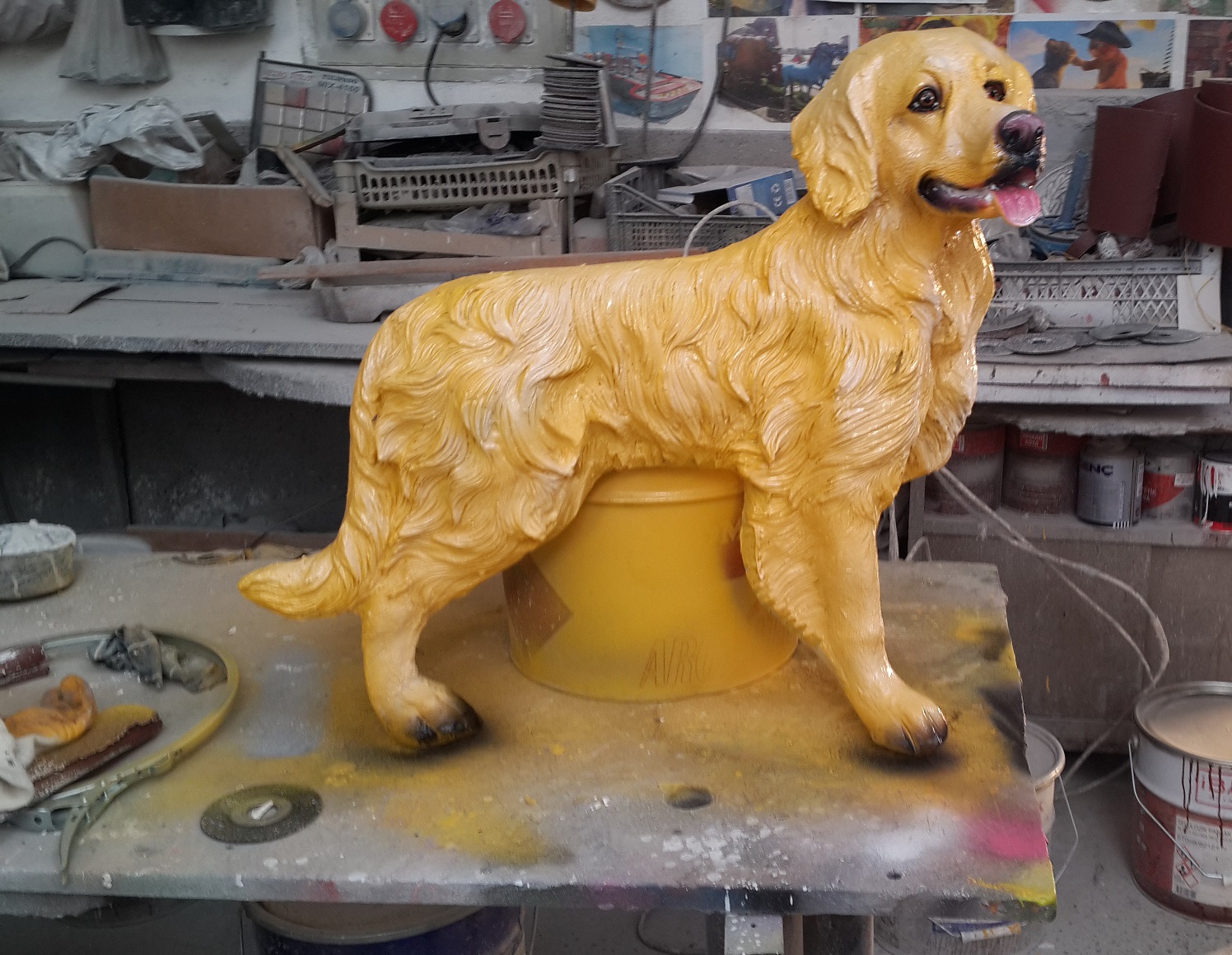 golden rölyef köpek: fiber en.20 boy.65 yüks.57 ağr.5