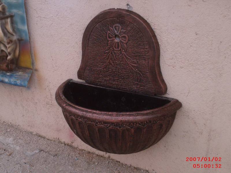 Çiçekli Çeşme;Beton (En:40Boy:55Yüks:55Ağr:30)