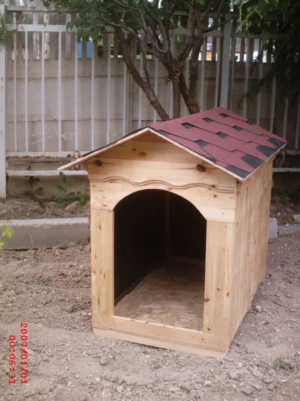Köpek Kulübesi ;Ahşap (En:85Boy:120Yüks:105Ağr:10)