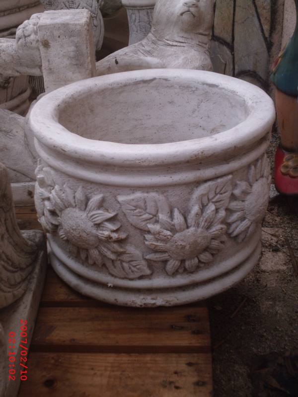 Ayçiçekli Çiçeklik;Beton (En:50Boy:50Yüks:32Ağr:50)