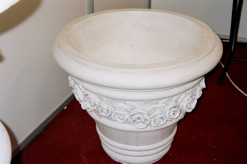 Güllü Yuvarlak Çiç.;Beton (En:75Boy:75Yüks:60Ağr:112)