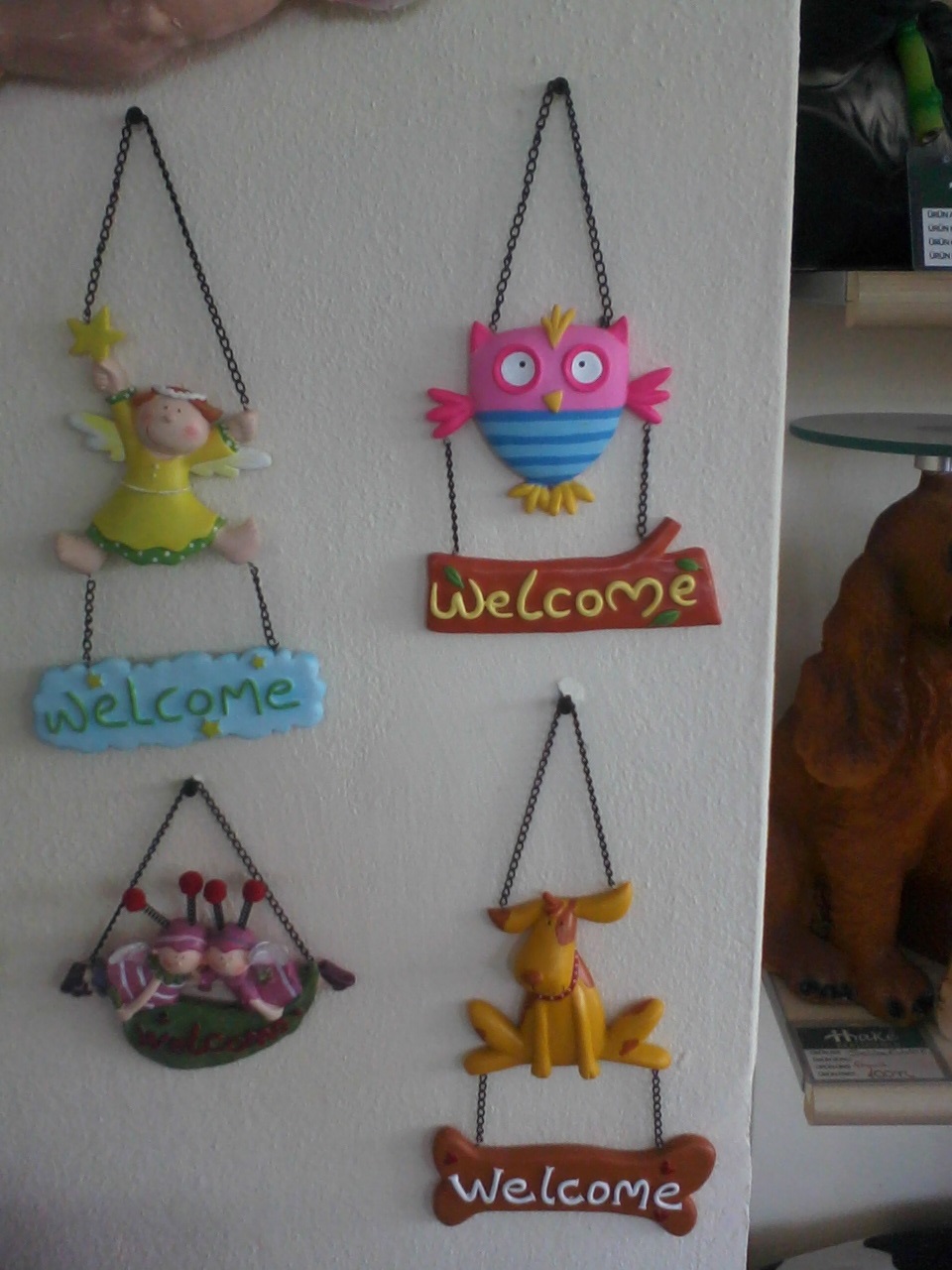 welcome kapı süsü; promit en.18 boy.30 ağr.0,5