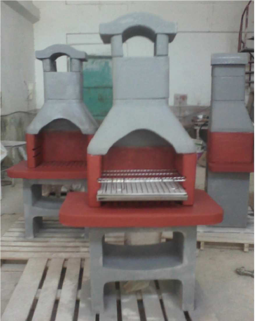 Bahçe Barbekü;Beton (En:55Boy:85Yüks:175Ağr:150)