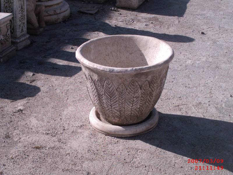 Kılıçyaprak Altlıklı Çiç.;Beton (En:60Boy:60Yüks:54Ağr:50)