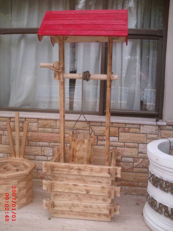 Dekoratif Kuyu;Ahşap (En:70Boy:70Yüks:200Ağr:10)