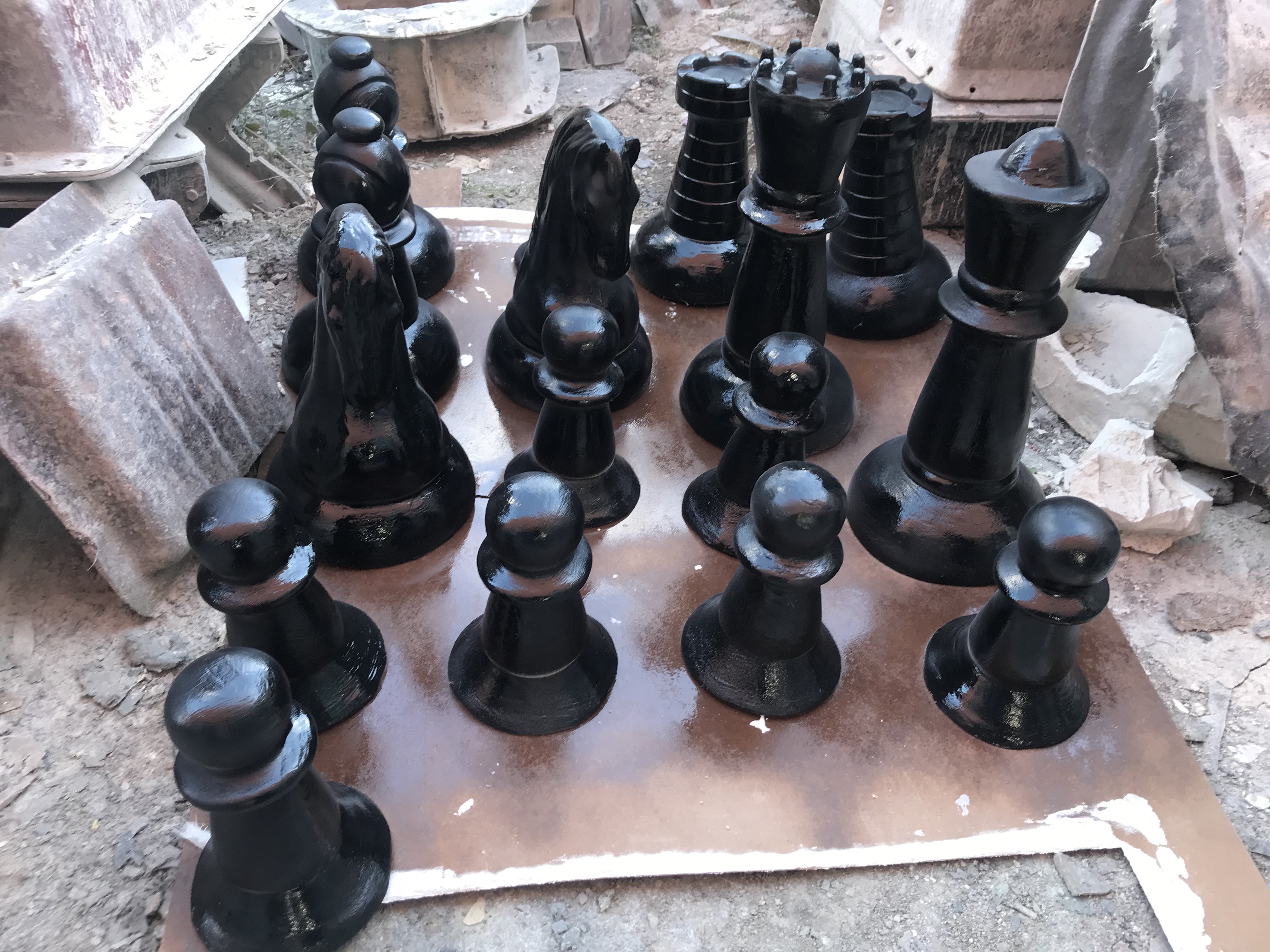 bursa satranç takımı: fiber 